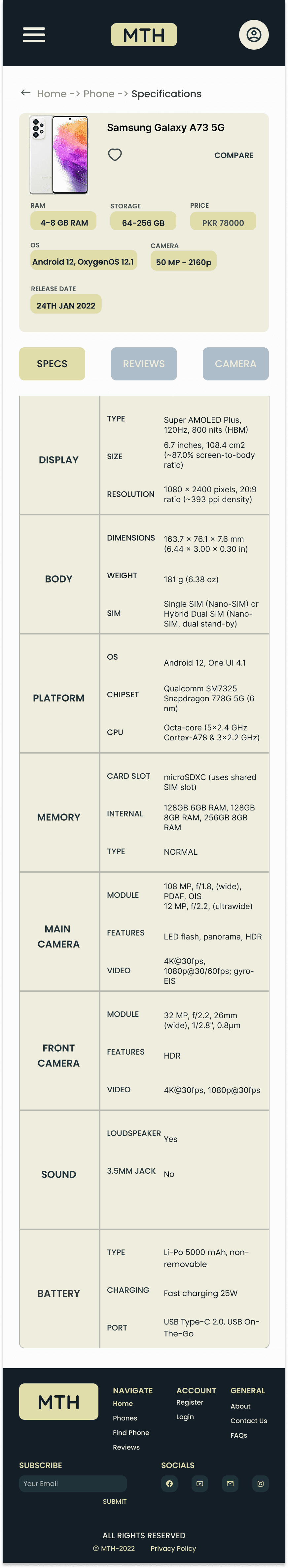 Specification flow