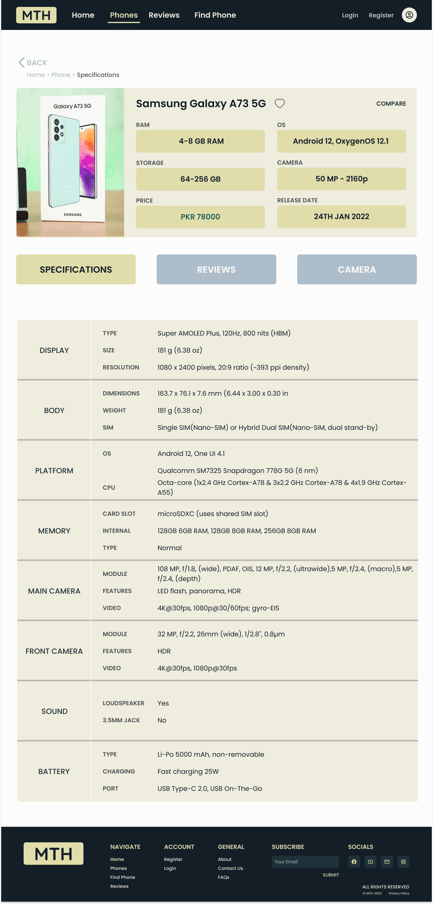 Specification flow